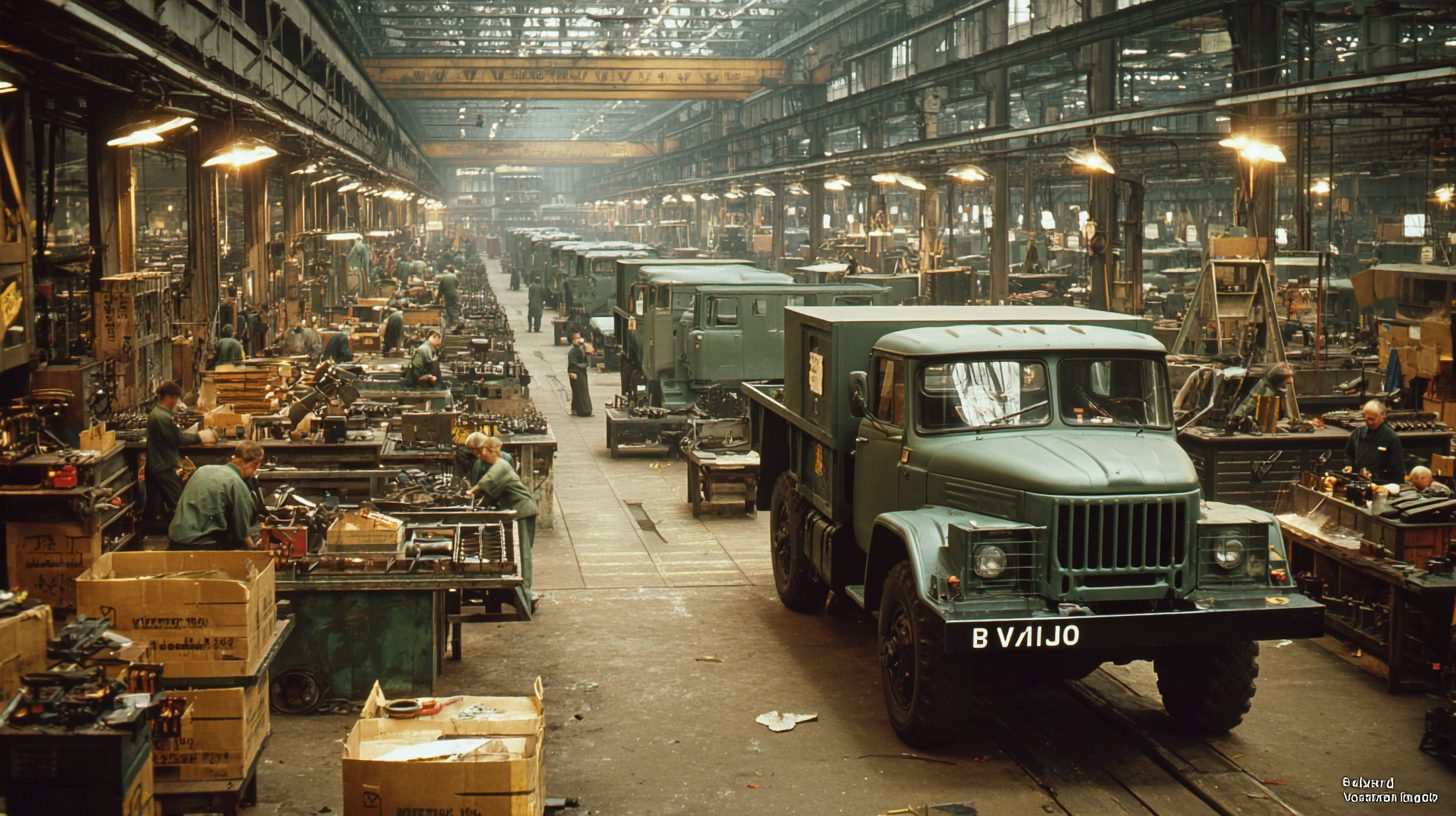 Сборка грузовиков Avia на основе ЗИЛ-131 в Чехословакии