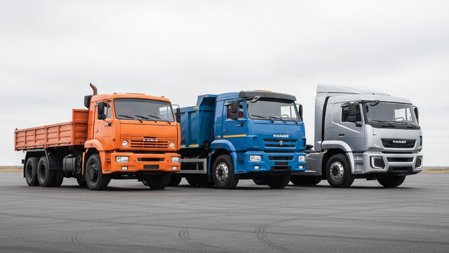 Эволюция модельного ряда КамАЗ от классических грузовиков до современного поколения