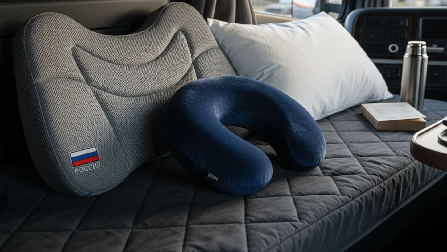 виды подушек для кабины грузовика на спальном месте