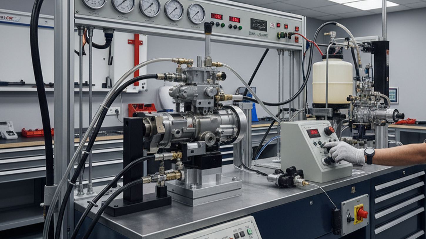 Диагностика топливного насоса высокого давления на испытательном стенде