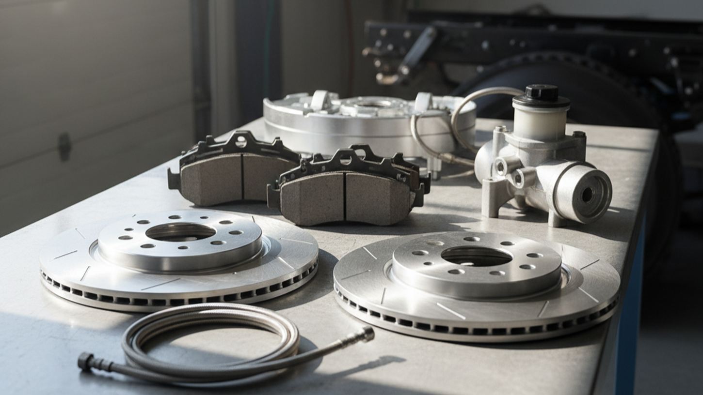 Ключевые детали тормозной системы грузовика