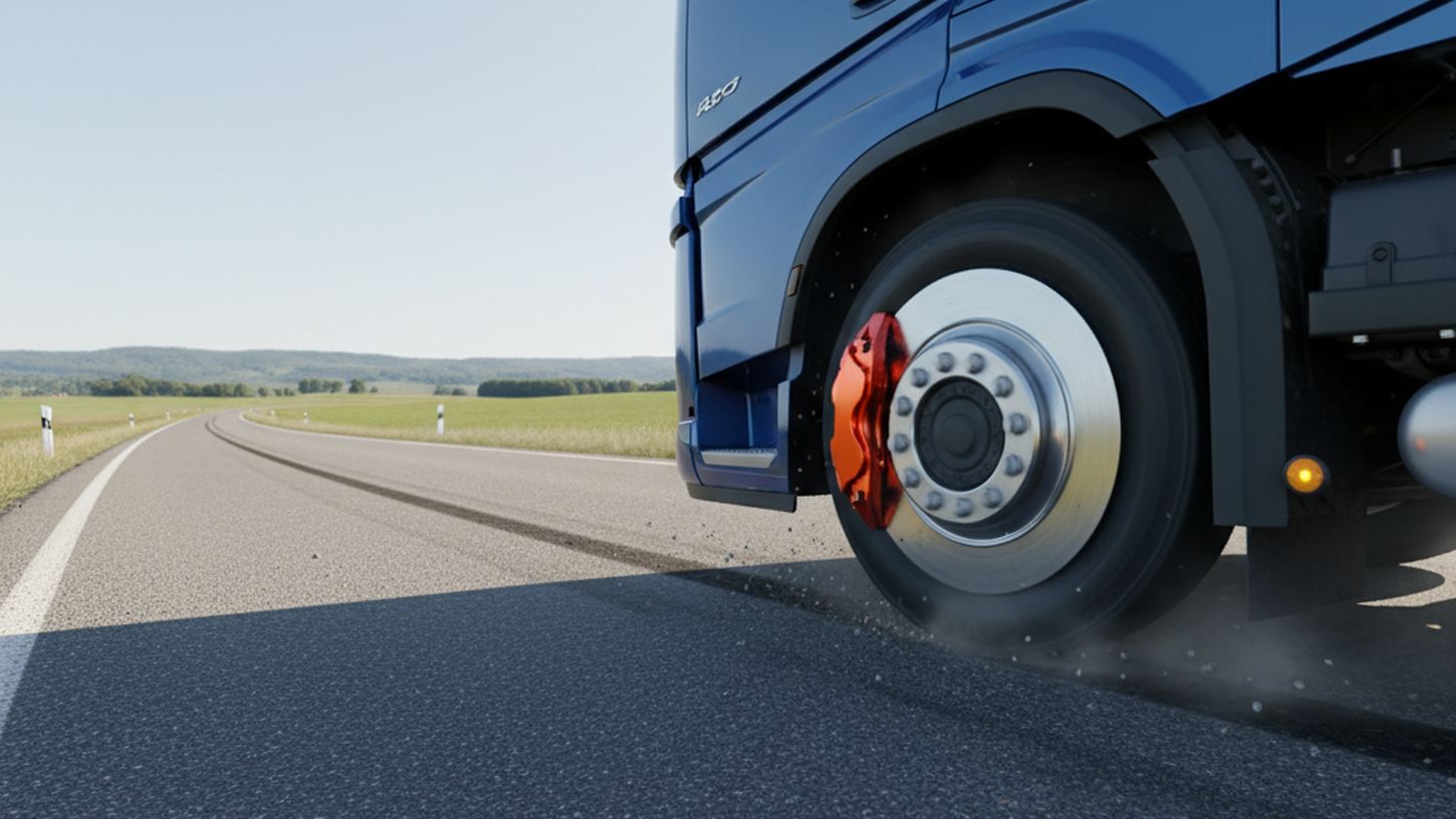 Тестирование эффективности тормозов грузовика в реальных дорожных условиях